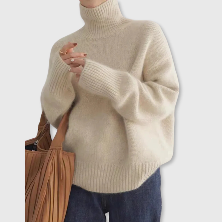 Isabel | High Collar Cashmere