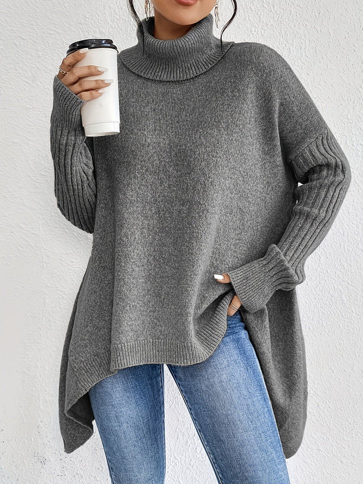 Irina | Oversized Turtleneck Sweater