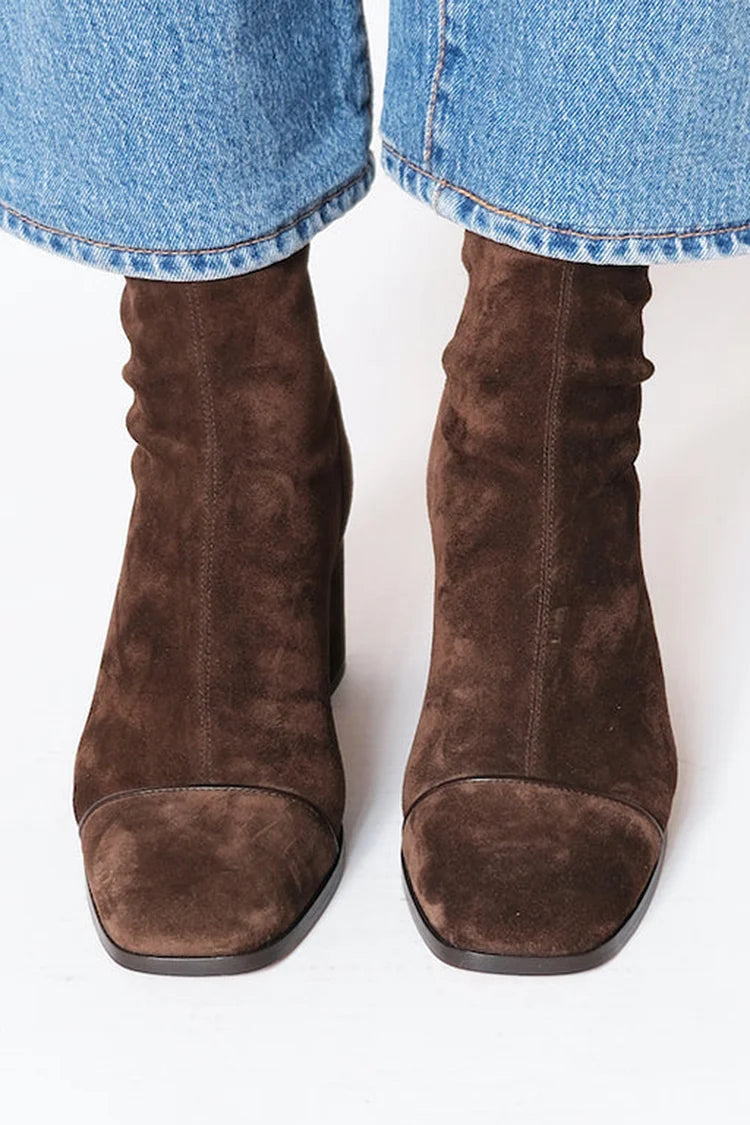 Marlowe | Square Toe Heeled Boots
