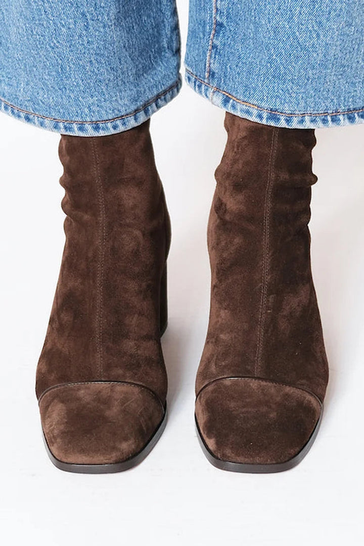 Marlowe | Square Toe Heeled Boots