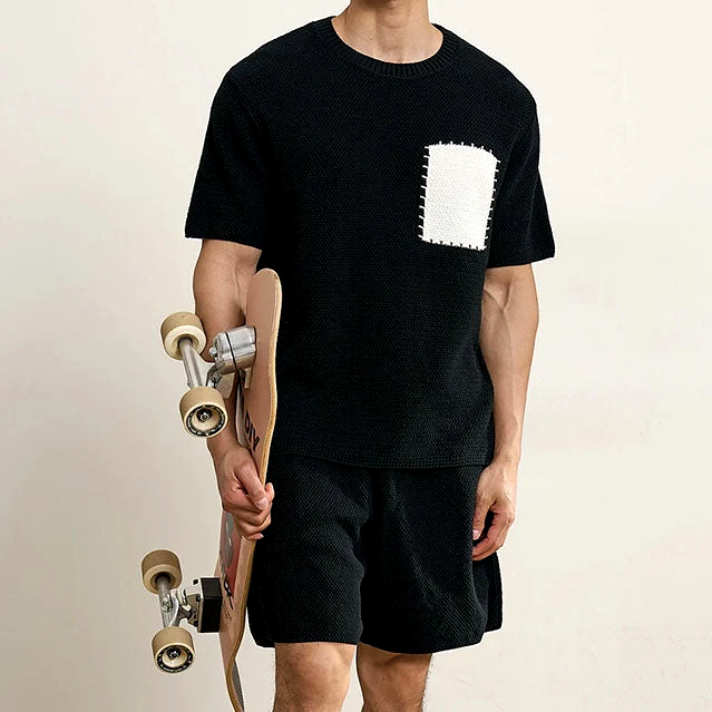 Milo | Knitted Texture Tee