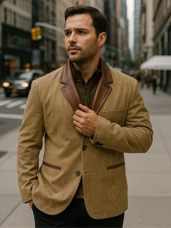 Lucien Autumn Suede Coat