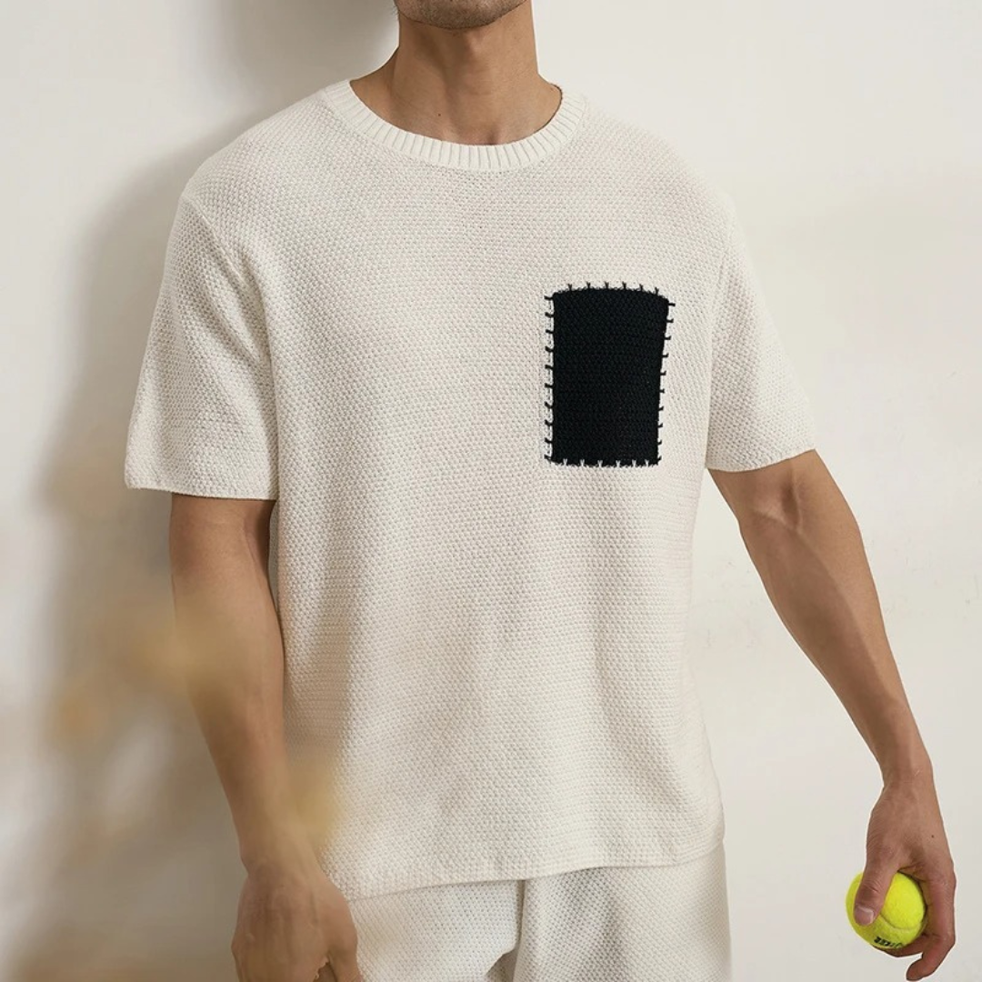 Milo | Knitted Texture Tee