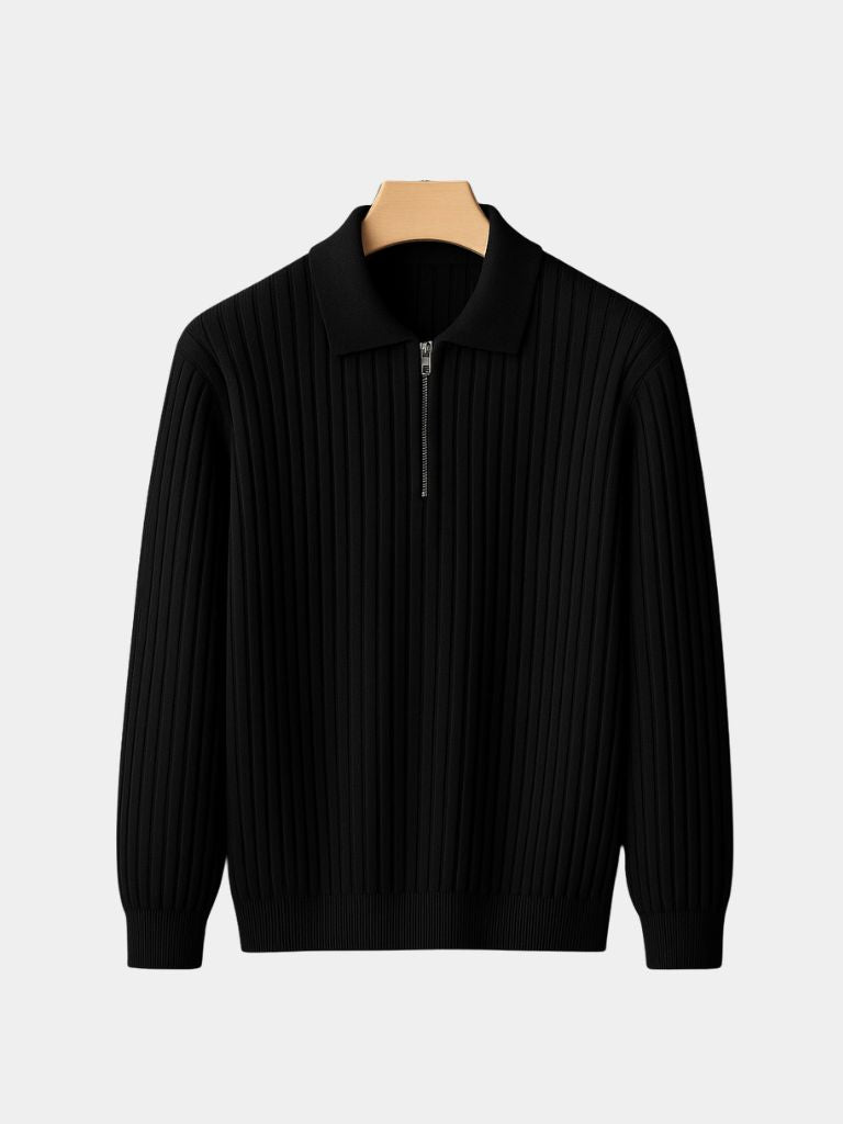 Alpine Riviera Knit Polo Pullover