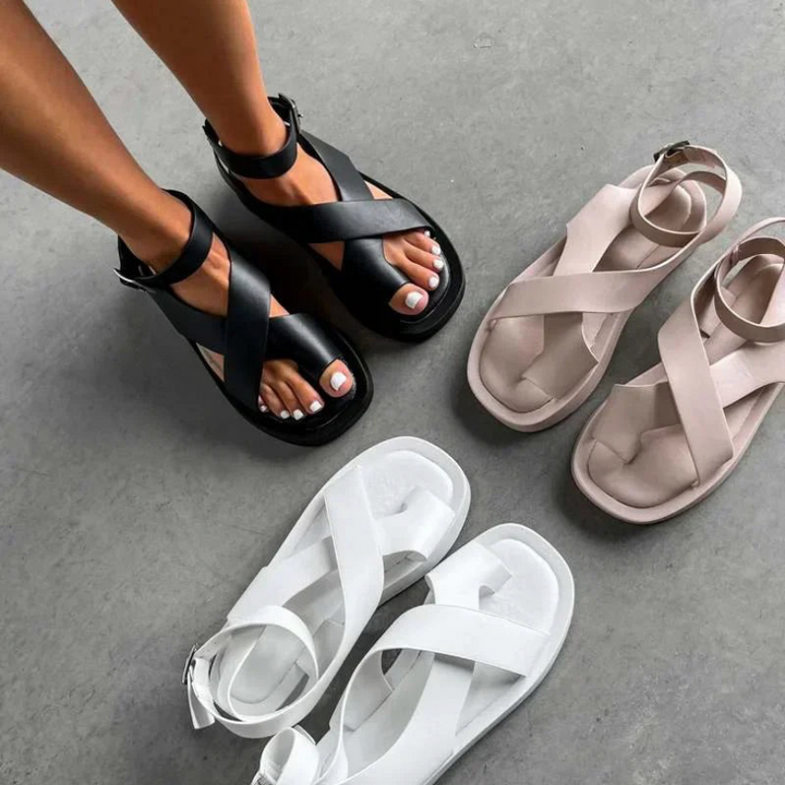 Lilou | Elegant Comfort Sandals with Straps
