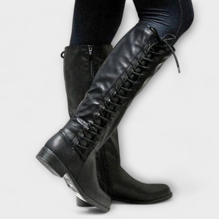 Paula | Leather Tall Boots