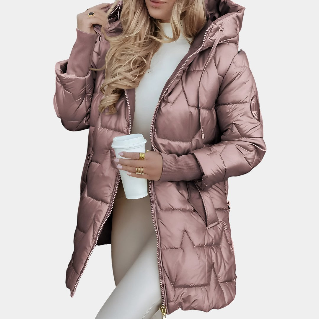 Lina | Quilted Hooded Jacket