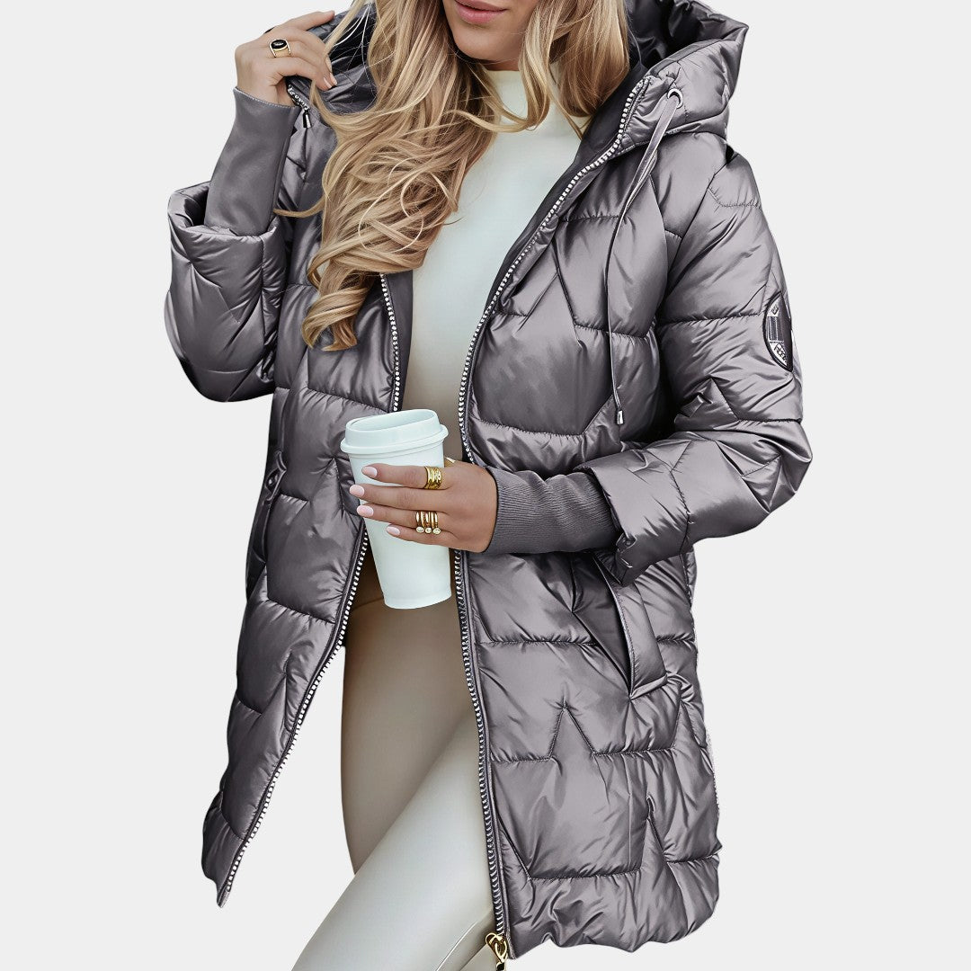 Lina | Quilted Hooded Jacket