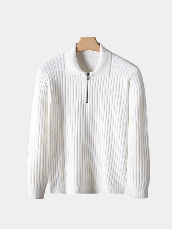 Alpine Riviera Knit Polo Pullover