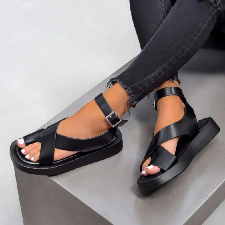 Lilou | Elegant Comfort Sandals with Straps