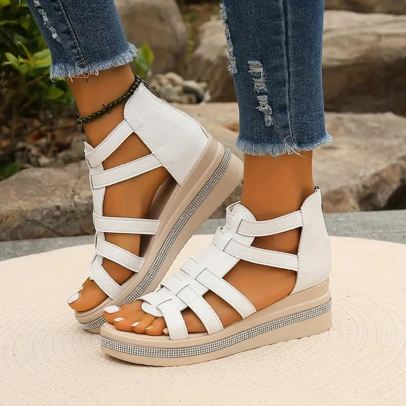 Zarela | Elegant Wedge Sandals