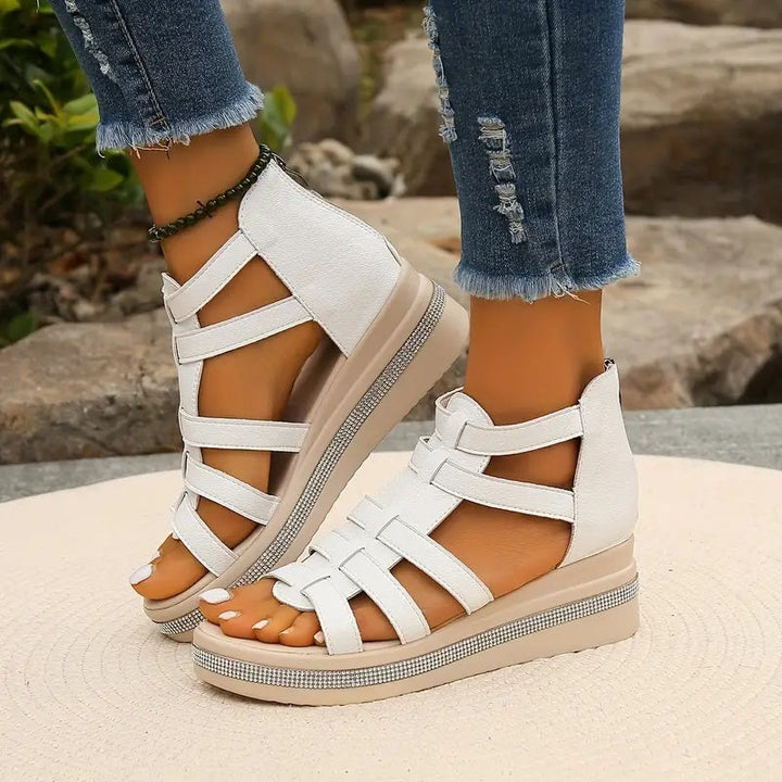 Zarela | Elegant Wedge Sandals