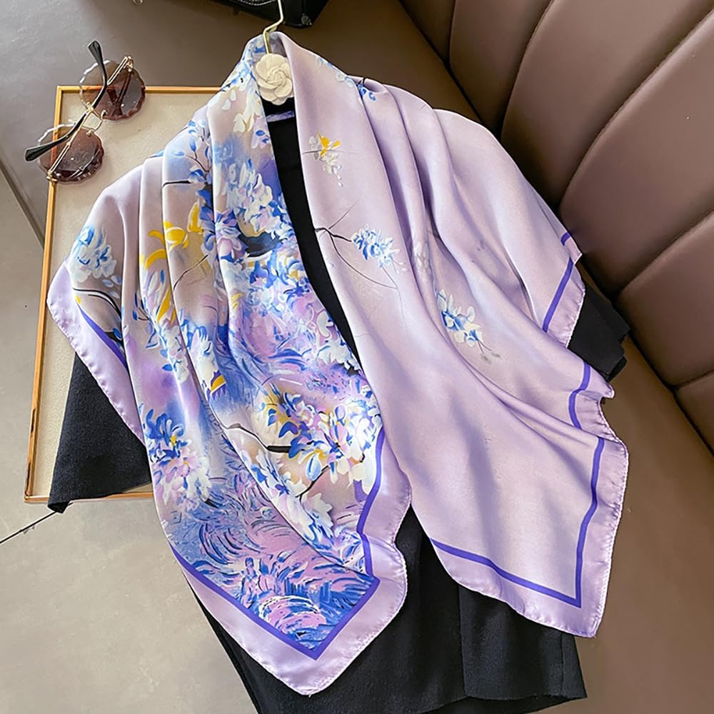 Aveline | Silk-Touch Statement Scarf