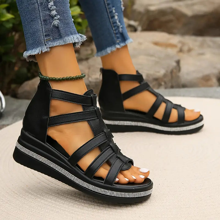 Zarela | Elegant Wedge Sandals