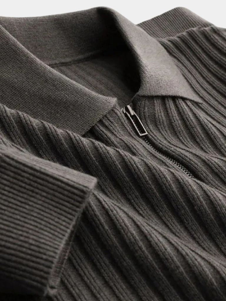 Alpine Riviera Knit Polo Pullover