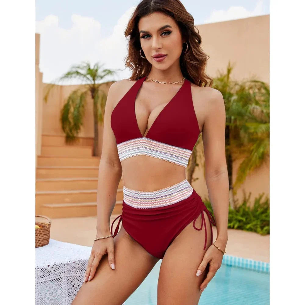 Sandra | Sculpting High-Waisted Bikini