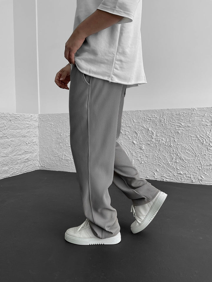 1+1 FREE | Mike - Ribbed Straight Pants