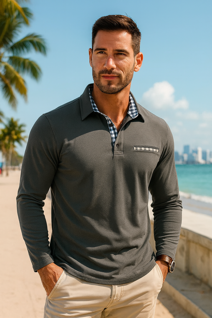 Cadenza | Long Sleeve Polo