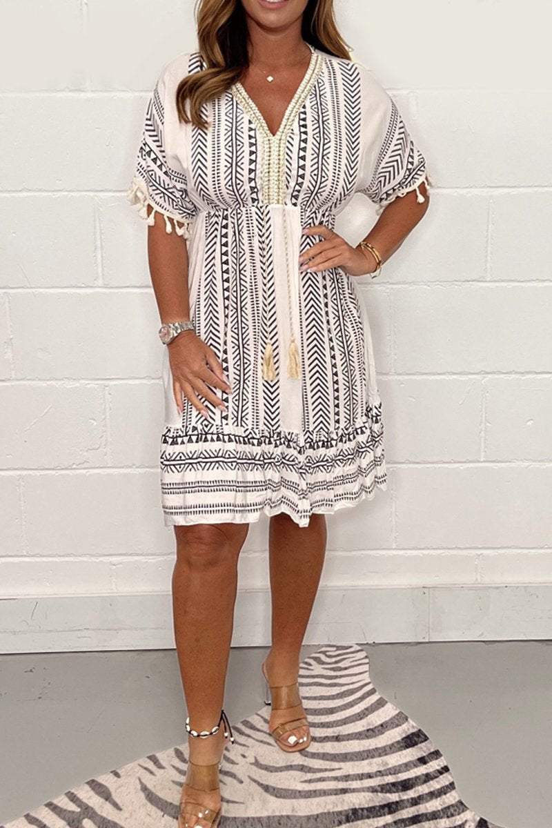 Gail | Vintage Boho Dress for Sunny Days