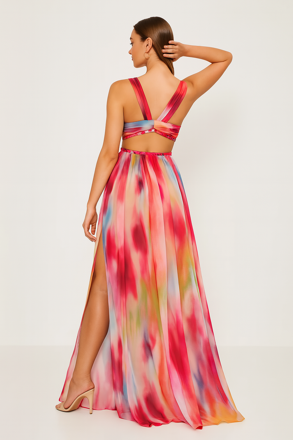 Noemi | Coastal Bloom Maxi Dress