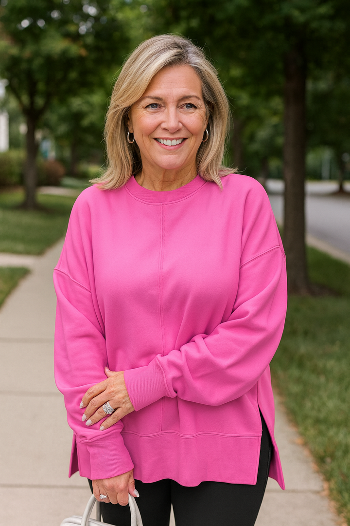 Maren | Oversized Long Sleeve Sweatshirt