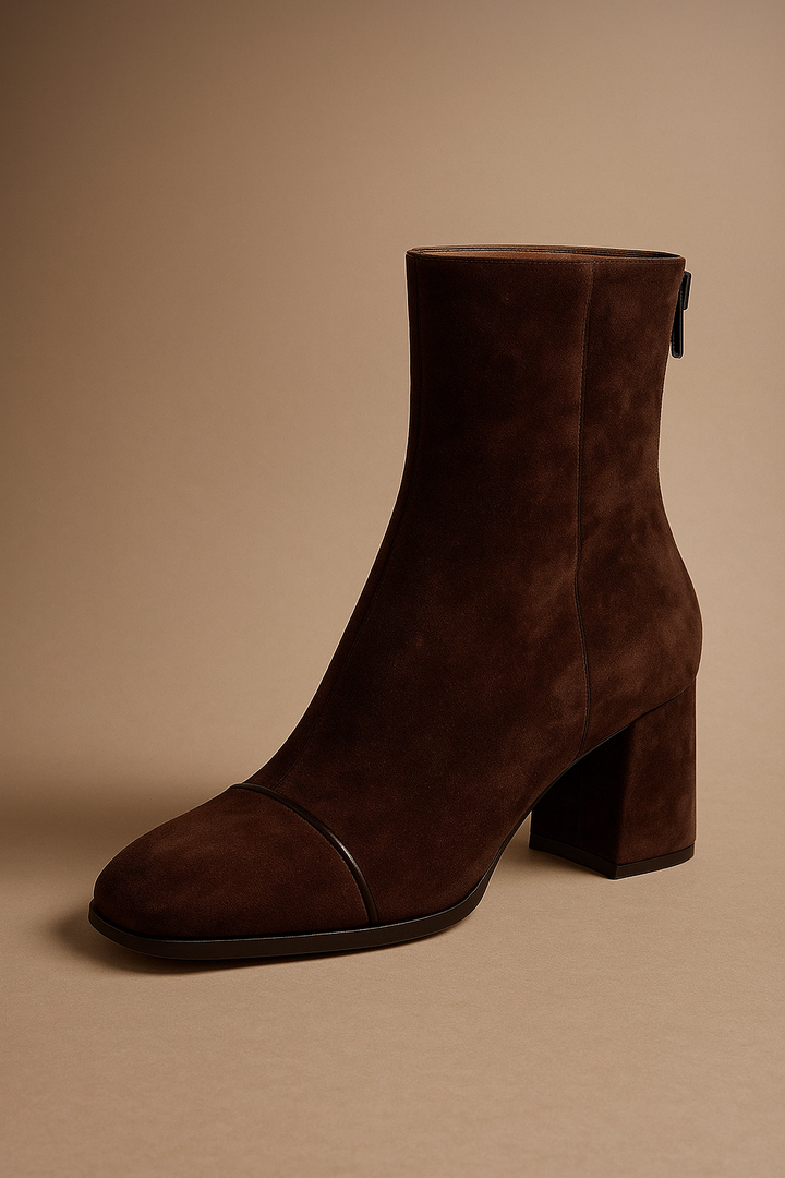 Marlowe | Square Toe Heeled Boots
