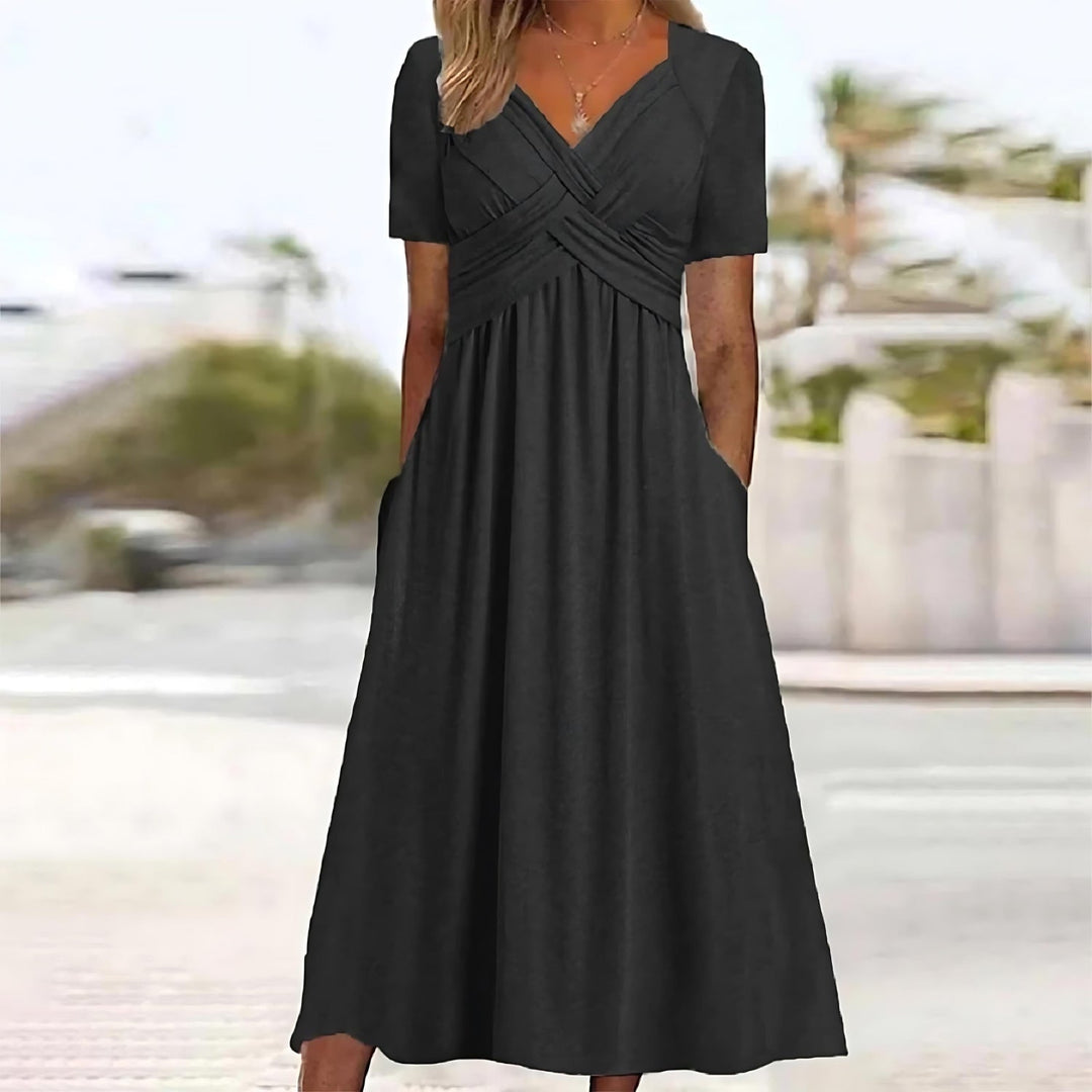 1+1 FREE | Seraphine - Elegant Midi Dress