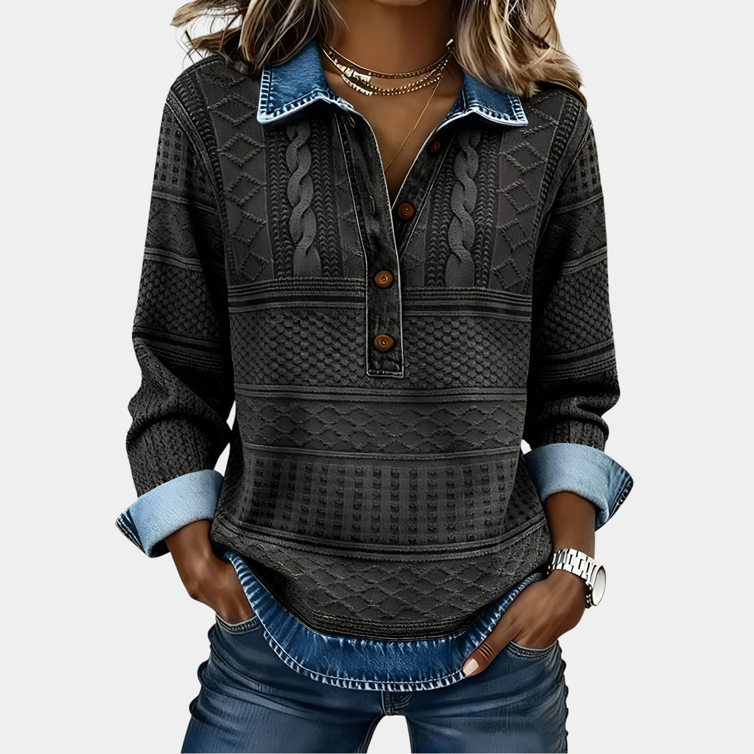 Dolores | Collared Sweater