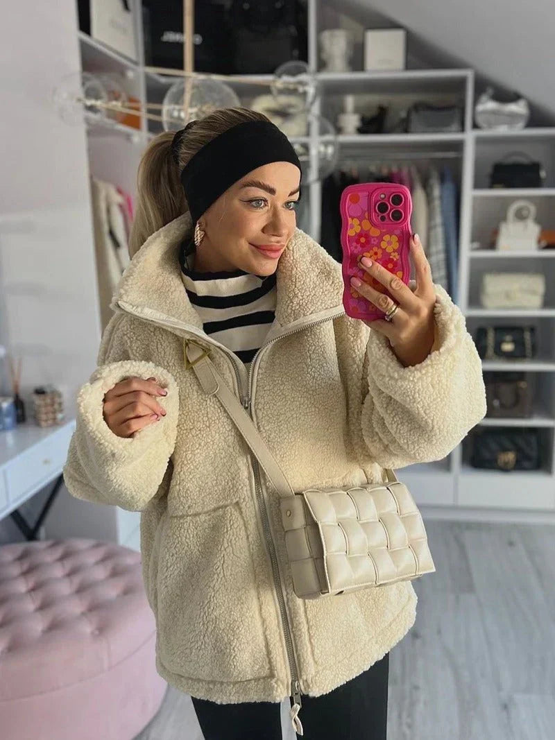 Kaja | Cozy Teddy Coat