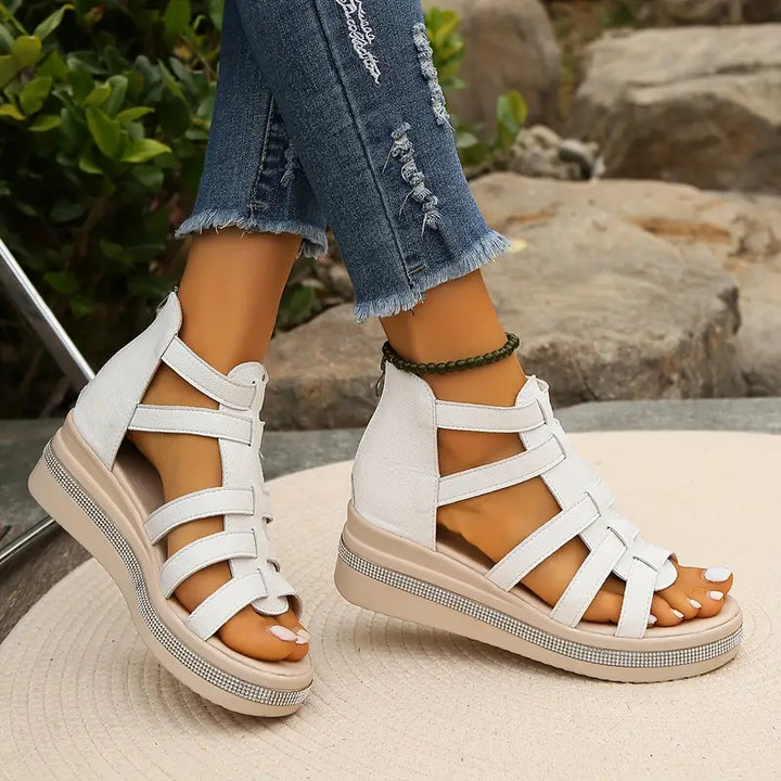 Zarela | Elegant Wedge Sandals