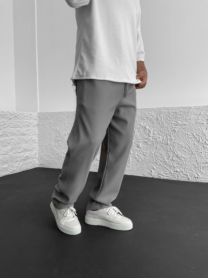 1+1 FREE | Mike - Ribbed Straight Pants