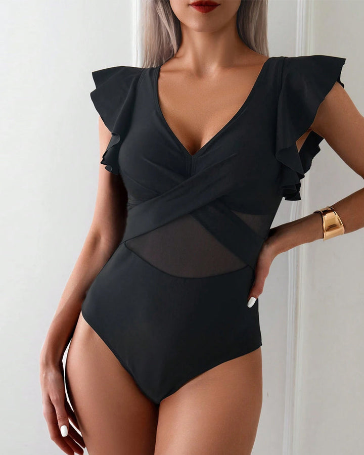 Dianne | Elegant Ruffle One-Piece Swimsuit
