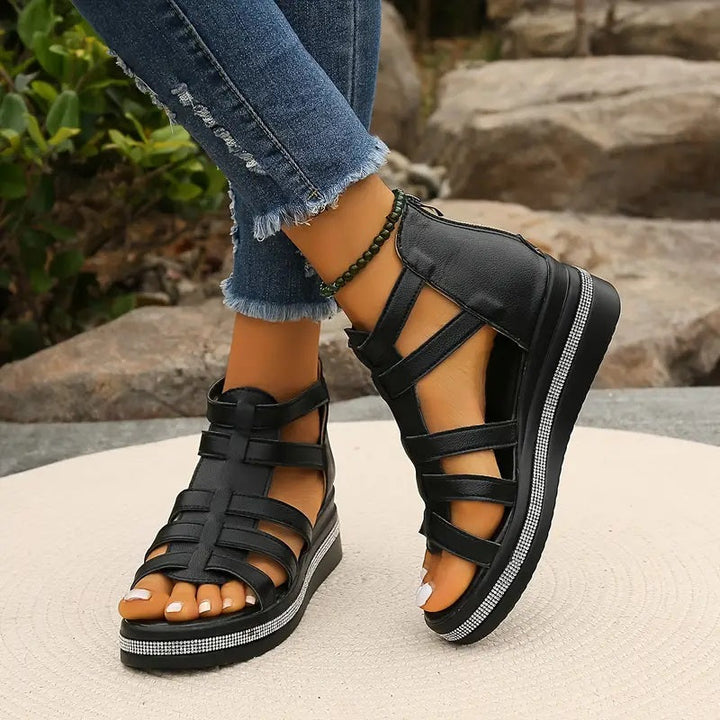 Zarela | Elegant Wedge Sandals