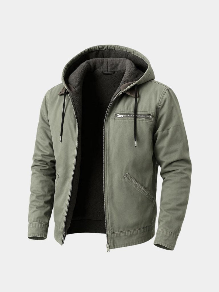 Essential Hooded Work Jacket