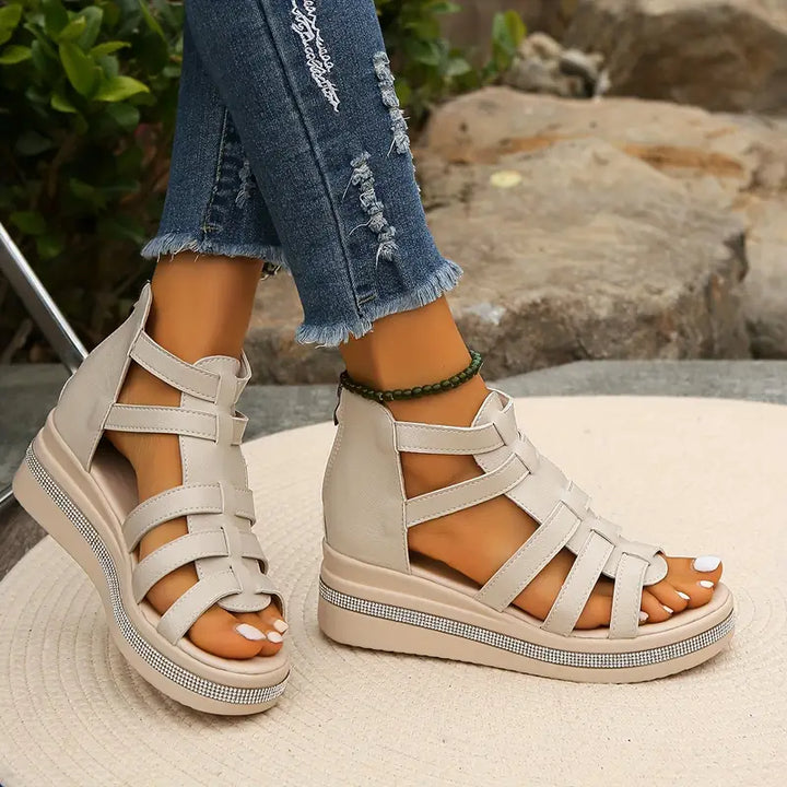 Zarela | Elegant Wedge Sandals