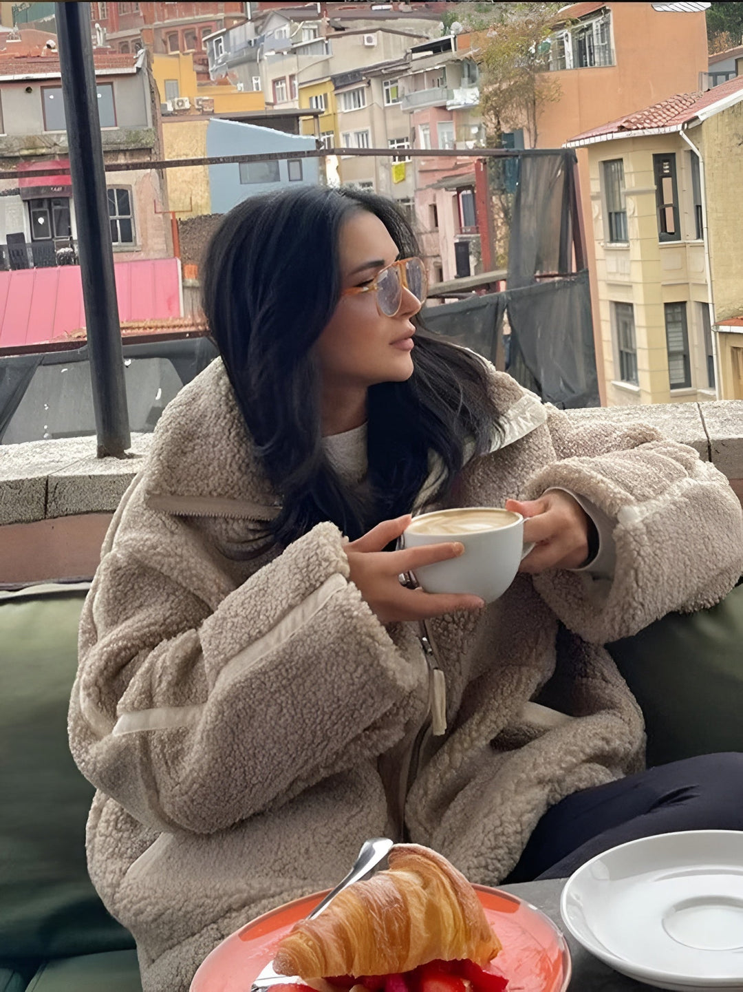 Kaja | Cozy Teddy Coat