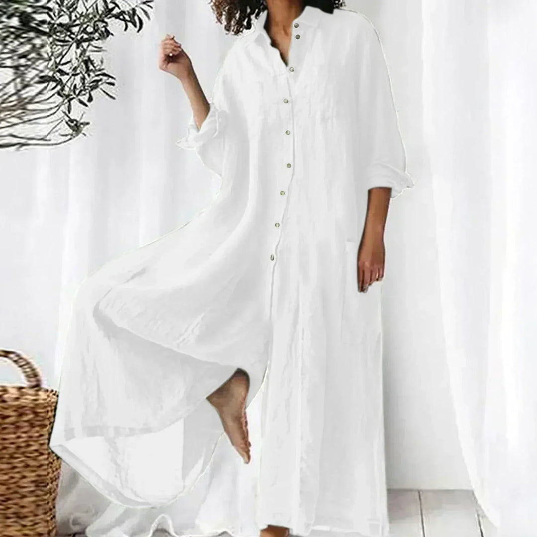 Juliane | Oversized Shirt Dress – Relaxed, Polished & Timeless