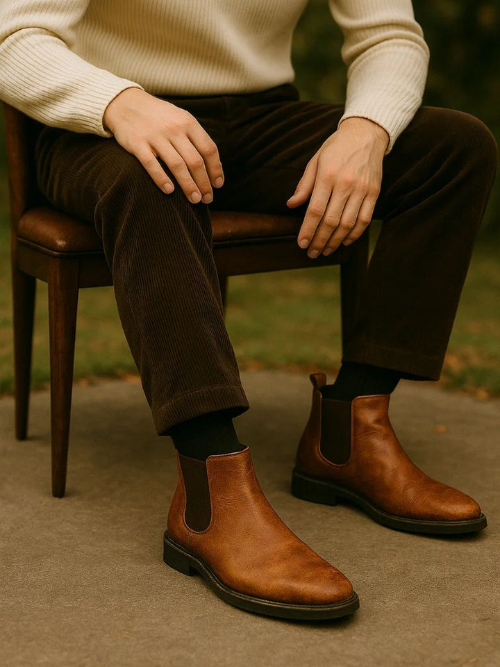 Maple Ash Chelsea Boots