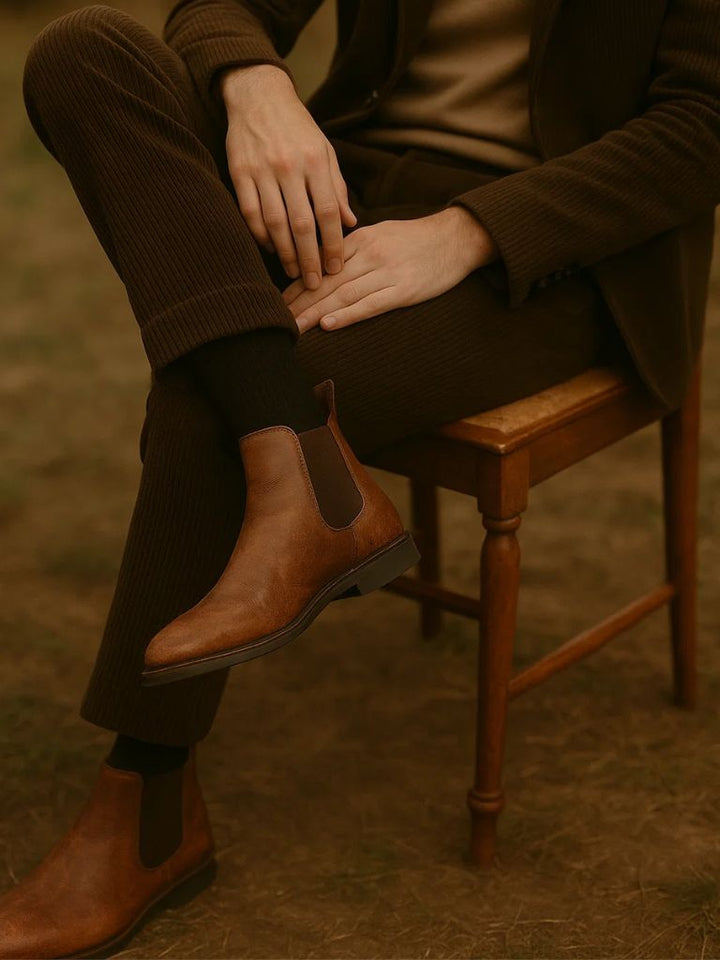Maple Ash Chelsea Boots