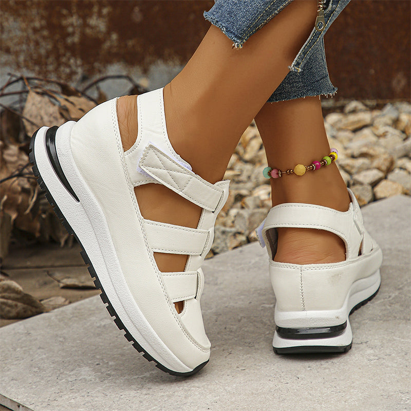 SophiaStride | Elegant Sandal Sneakers