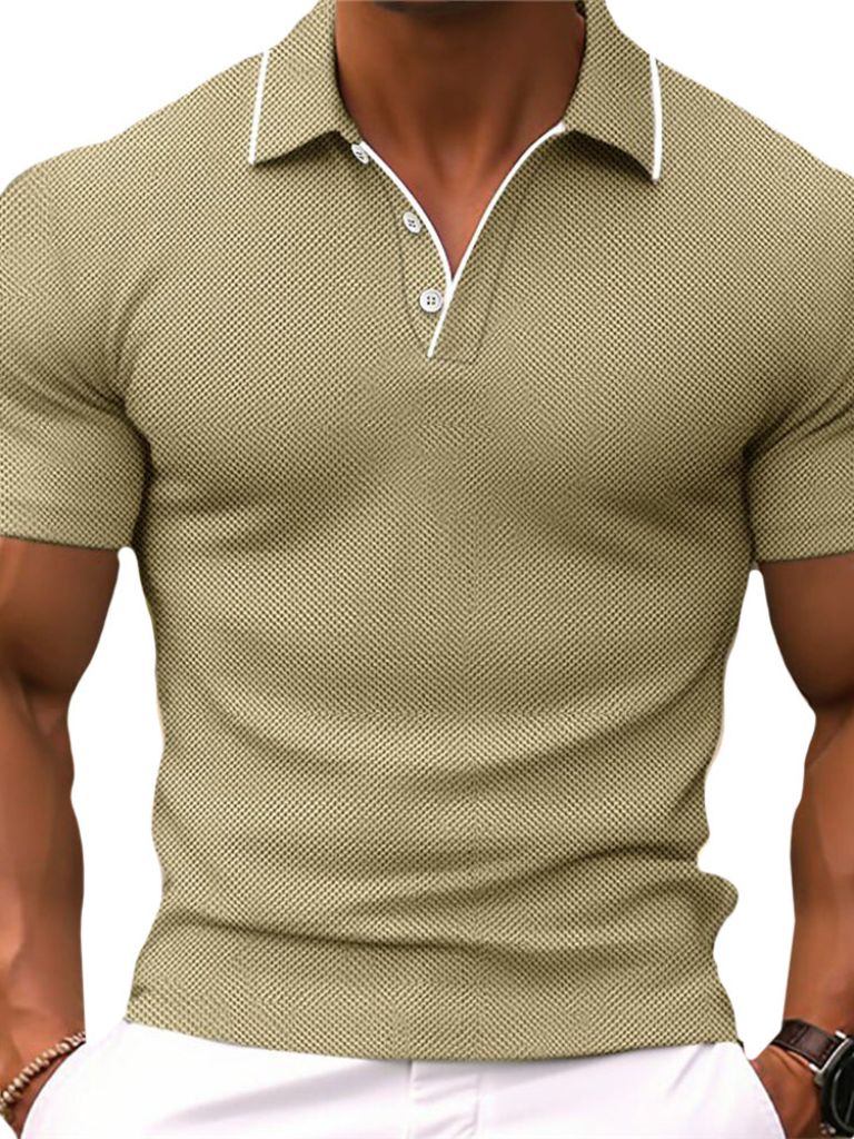 Classic Beige Polo Shirt